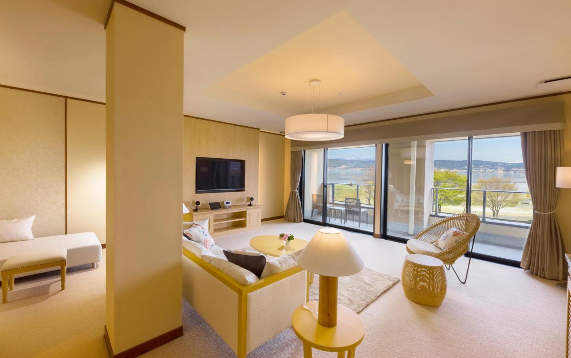 Katakura Silk Hotel Suwa  Exteriör bild